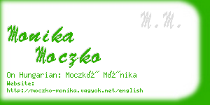 monika moczko business card